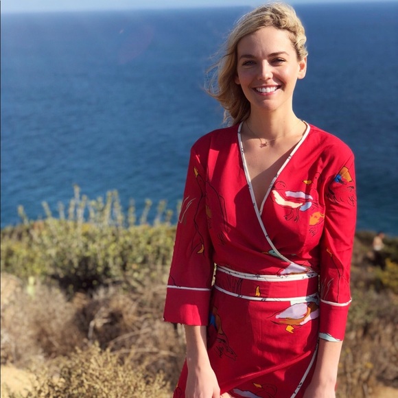 rachel antonoff willow wrap dress